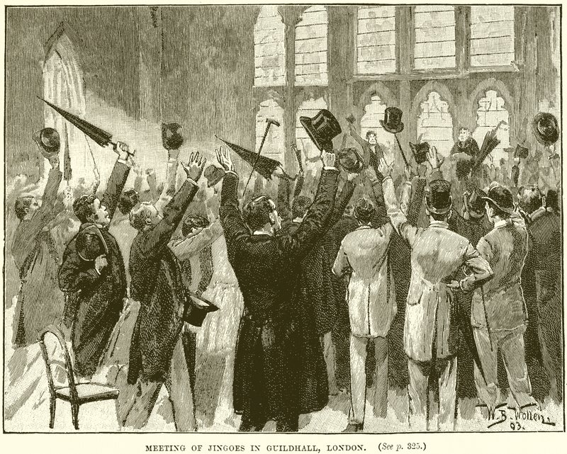 Setkání Jingoes v Guildhall, Londýn od English School