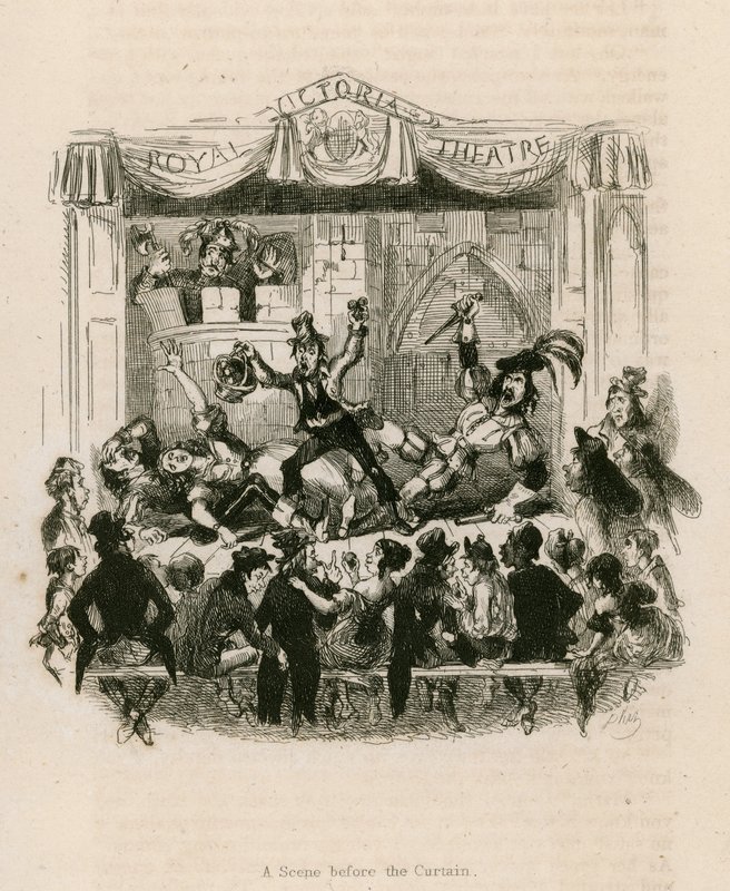 Melodrama v Royal Victoria Theatre od English School
