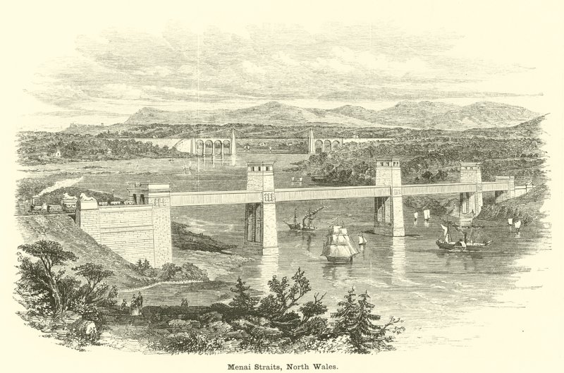 Menai Straits, Severní Wales od English School