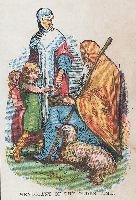 Žebrák starých časů. od English School