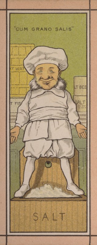 Ilustrace menu: Sůl (barva litho) od English School