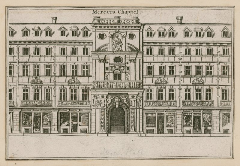Mercers Chapel, Cheapside, Londýn od English School