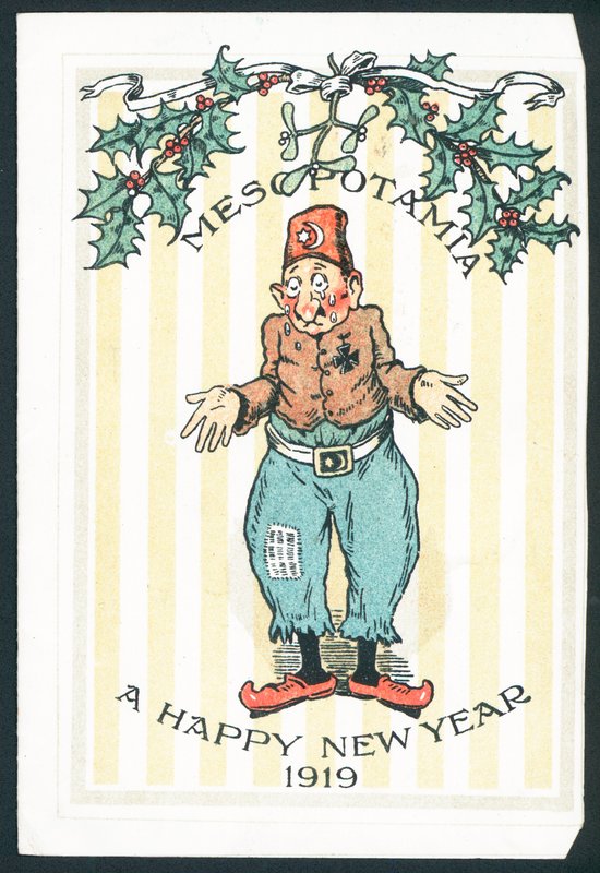 Mezopotámie – šťastný nový rok 1919 od English School