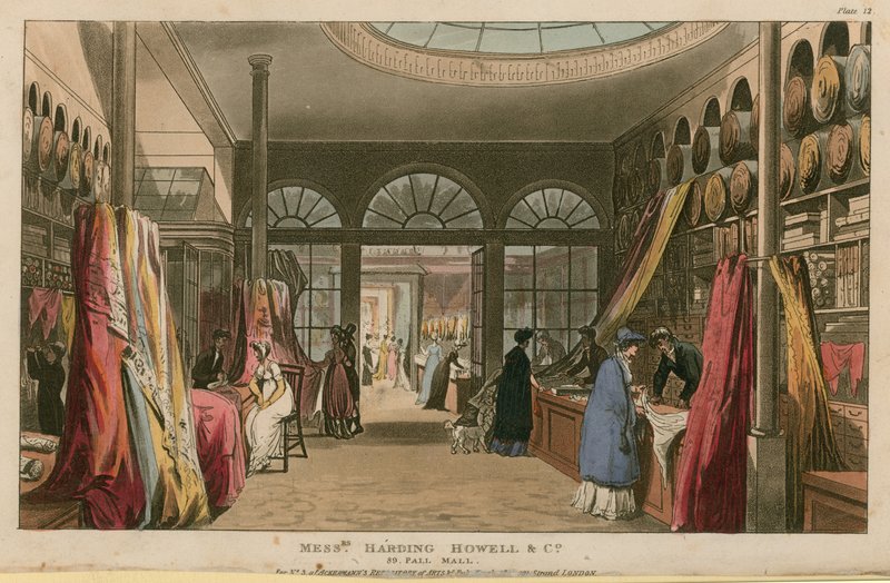 Pánové Harding Howell & Co, 89 Pall Mall, Londýn od English School