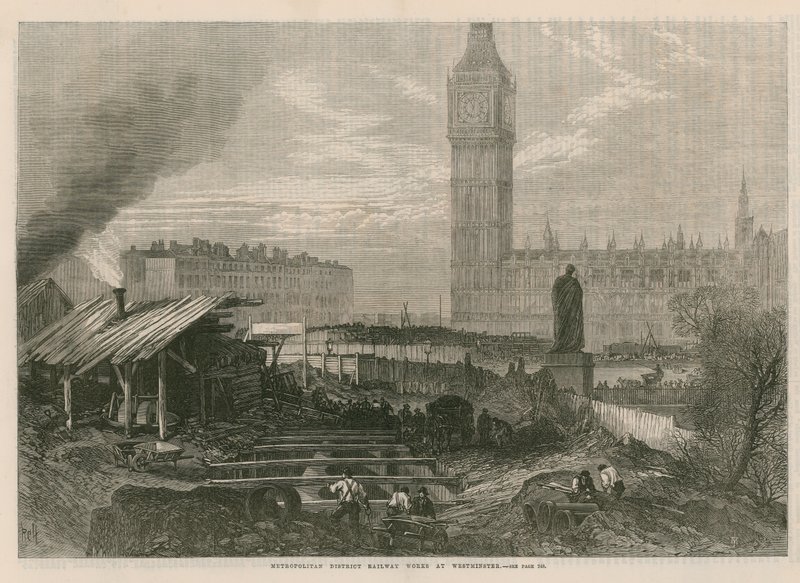 Metropolitan District Railway funguje ve Westminsteru od English School