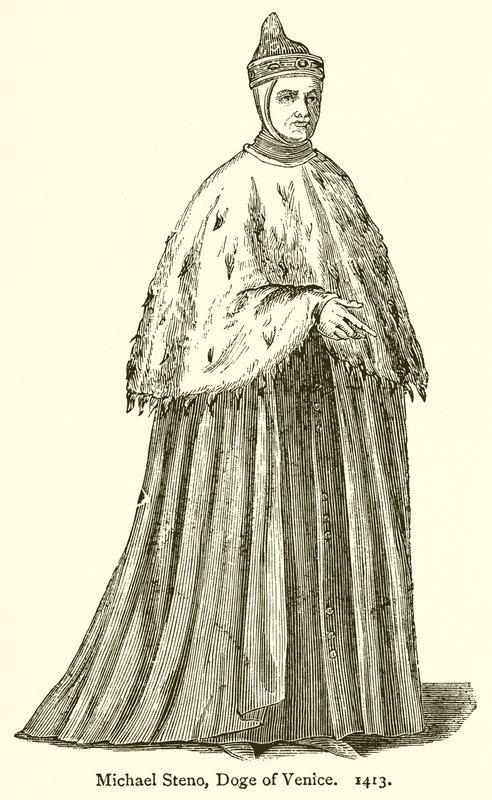 Michael Steno, dóže z Benátek. 1413 od English School