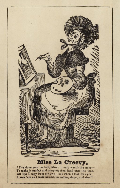 Slečna La Creevy od Nicholase Nicklebyho od English School