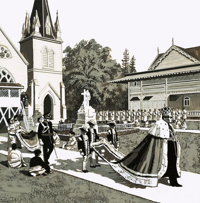 Moderní monarchie: Království štěstí. Král Tongy od English School