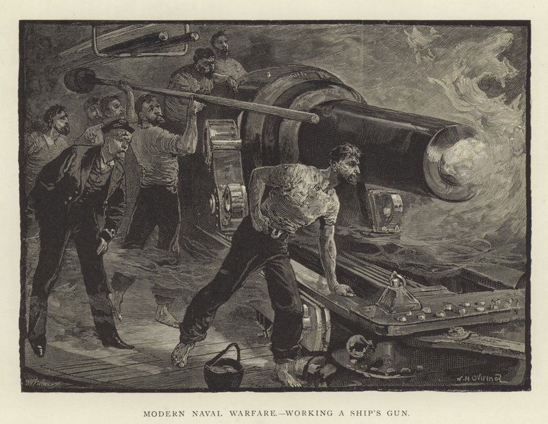 Modern Naval Warfare, pracující s lodním dělem od English School