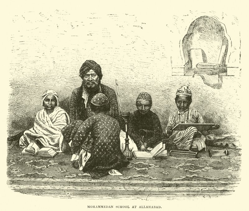 Mohamedánská škola v Allahabadu od English School