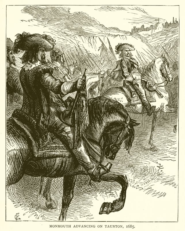 Monmouth postupuje na Taunton, 1685 od English School