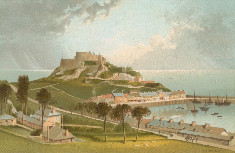 Hrad Mont Orgueil - Jersey od English School