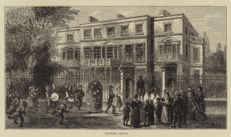 Montagu House (rytina) od English School