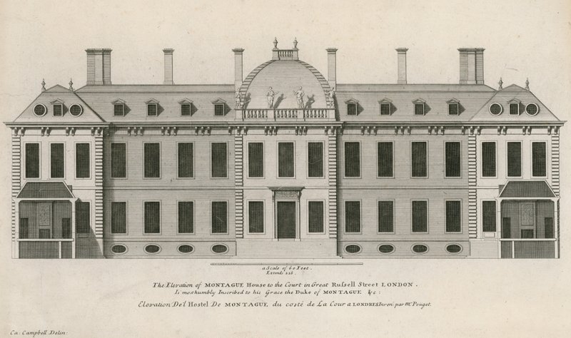 Montague House, Great Russell Street od English School