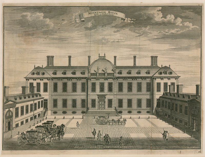 Montague House v Great Russell Street od English School