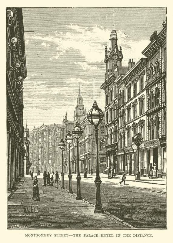 Ulice Montgomery, v dálce Palace Hotel od English School