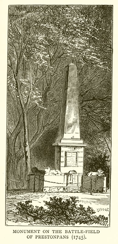 Památník na bitevním poli Prestonpans (1745) od English School
