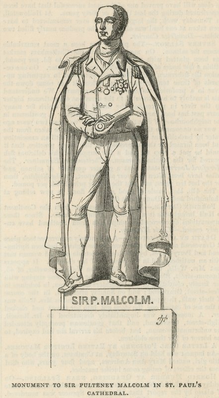 Památník sira Pulteneyho Malcolma od English School