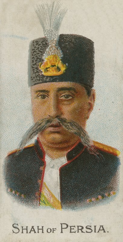 Mozaffar ad-Din, šáh z Persie od English School