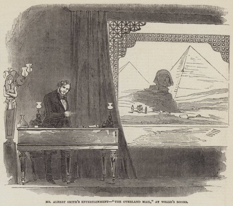 Zábava pana Alberta Smithe, "The Overland Mail", ve Willis
