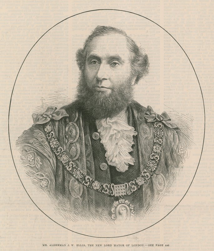 Pan Alderman J W Ellis, nový primátor Londýna od English School
