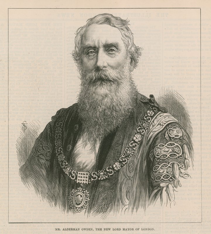 Pan Alderman Owden, primátor Londýna od English School