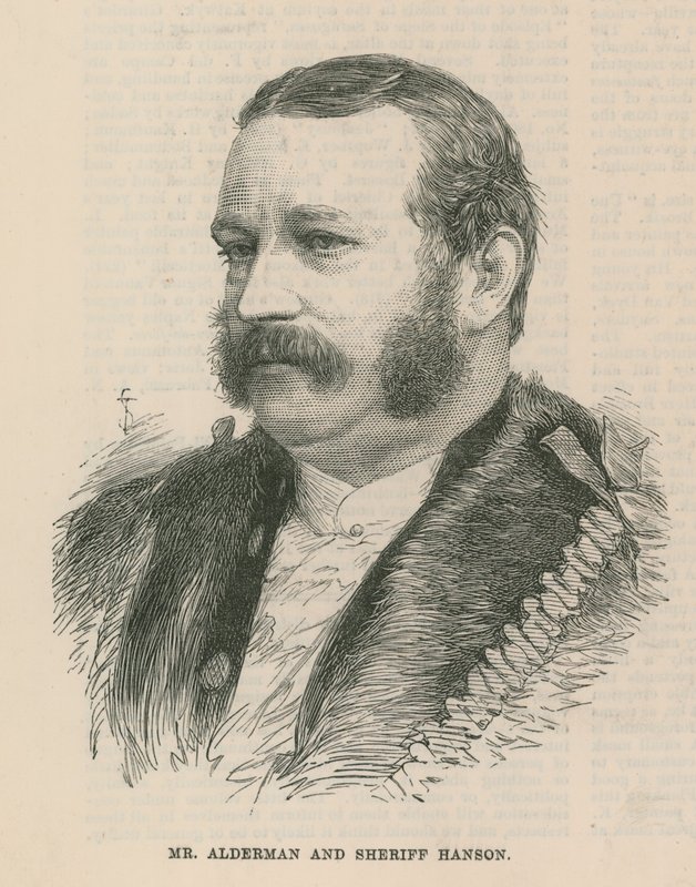 Pan Alderman a šerif Hanson od English School