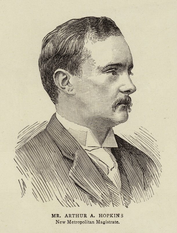 Pan Arthur A Hopkins (rytina) od English School