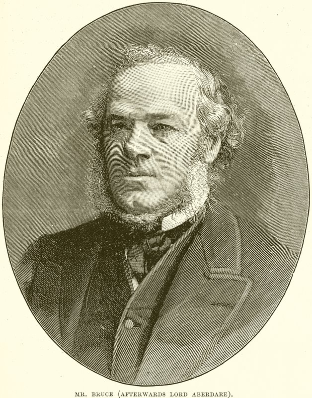 Pan Bruce (potom lord Aberdare) od English School