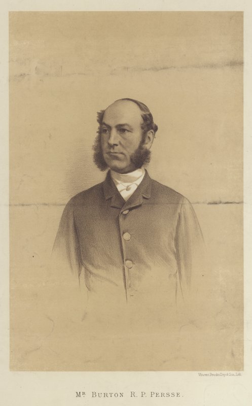 pan Burton RP Persse (litho) od English School