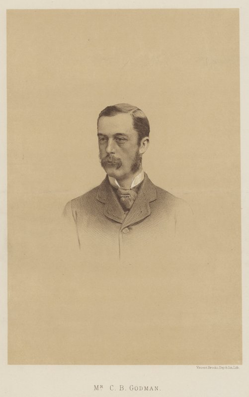 Pan C B Godman, otec plukovníka Sherarda Godmana (litho) od English School