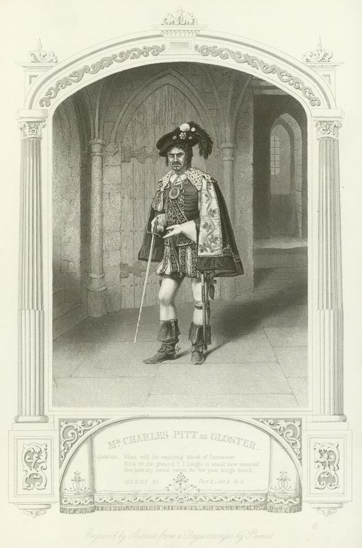 Pan Charles Pitt jako Gloster, Jindřich VI., část III od English School