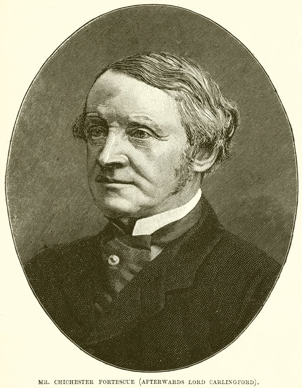 Pan Chichester Fortescue (poté lord Carlingford) od English School
