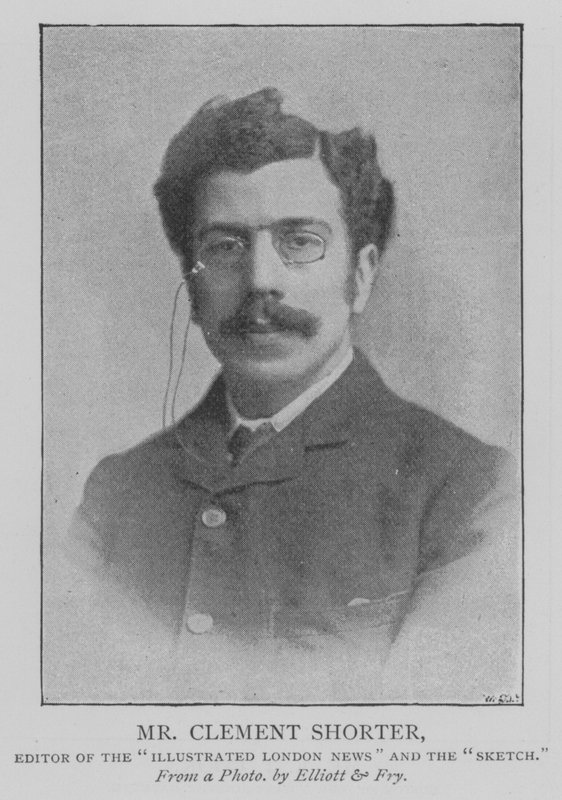 Pan Clement Shorter, redaktor „Illustrated London News“ a „Sketch“ (rytina) od English School