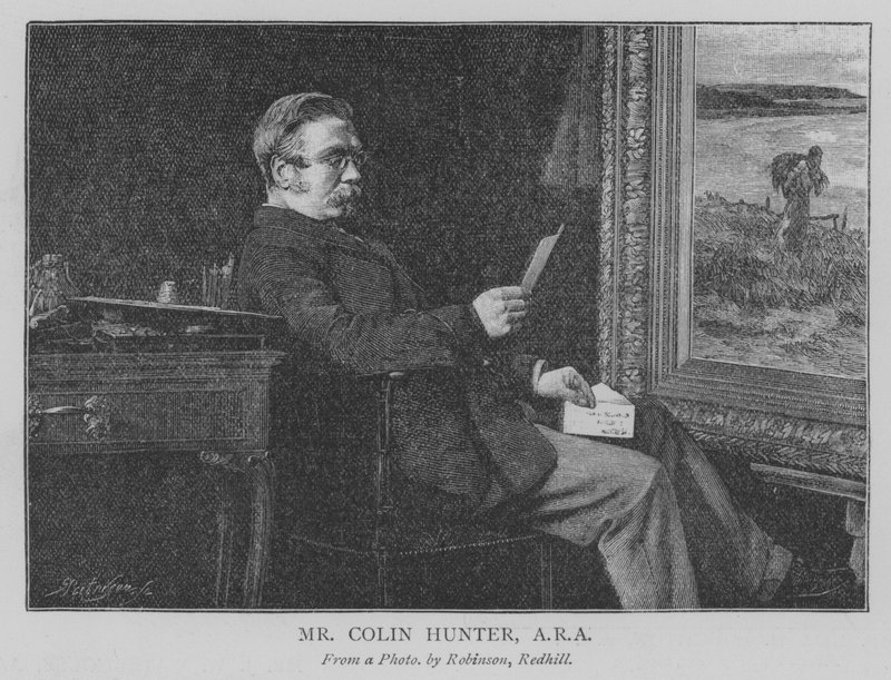 Pan Colin Hunter, ARA (rytina) od English School