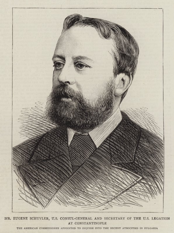 Pan Eugene Schuyler, americký generální konzul a tajemník vyslanectví USA v Konstantinopoli od English School