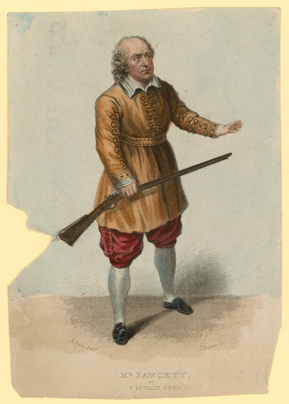 Pan Fawcett jako kapitán Copp od English School