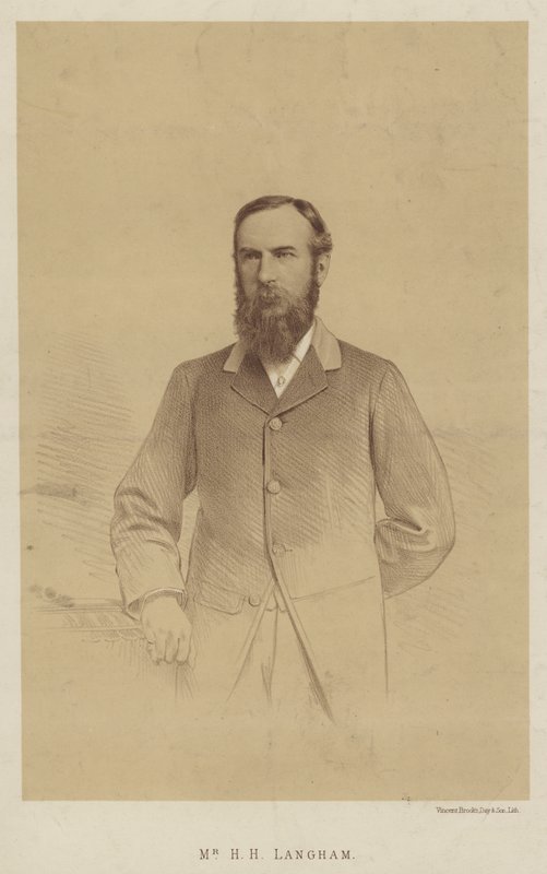 pan H H Langham (litho) od English School