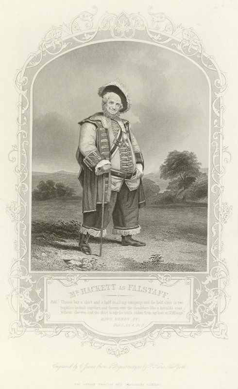 Pan Hackett jako Falstaff, král Jindřich IV, část I od English School