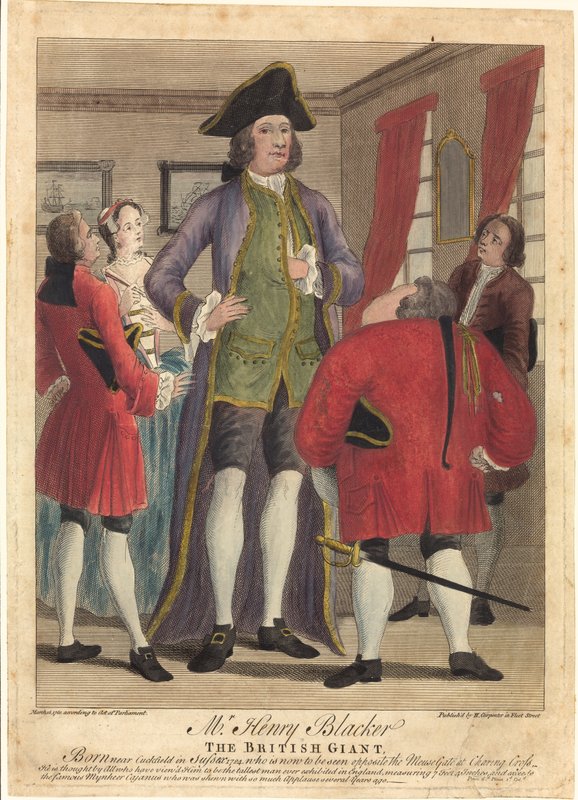 Pan Henry Blacker, britský obr od English School