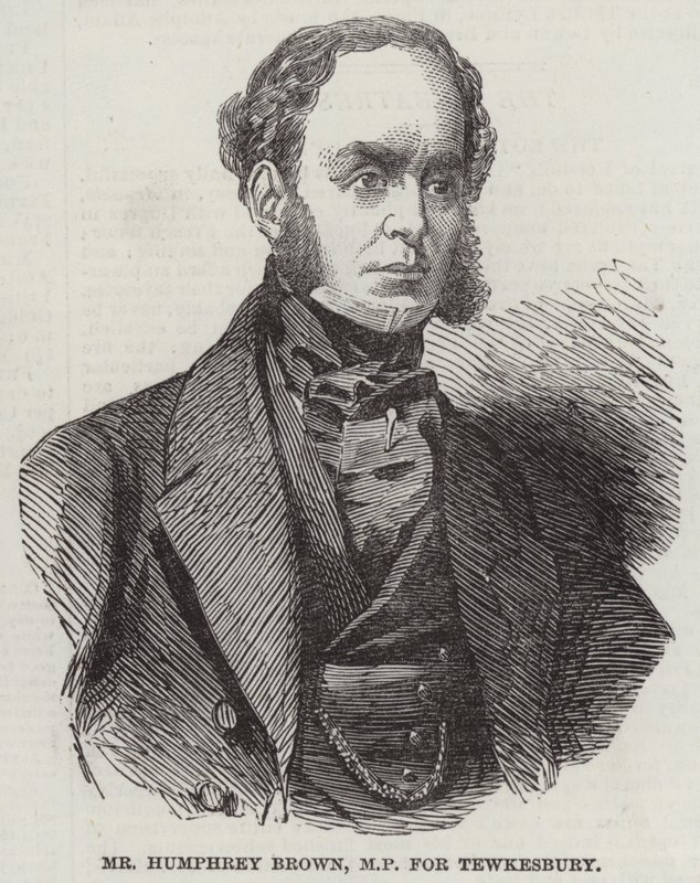 Pan Humphrey Brown, poslanec za Tewkesbury (rytina) od English School