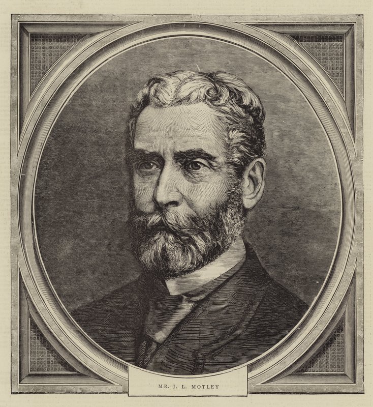 Mr J L Motley (rytina) od English School