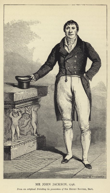 Pan John Jackson, 1798, z původního obrazu v držení sira Henryho Smytha, Baronet od English School