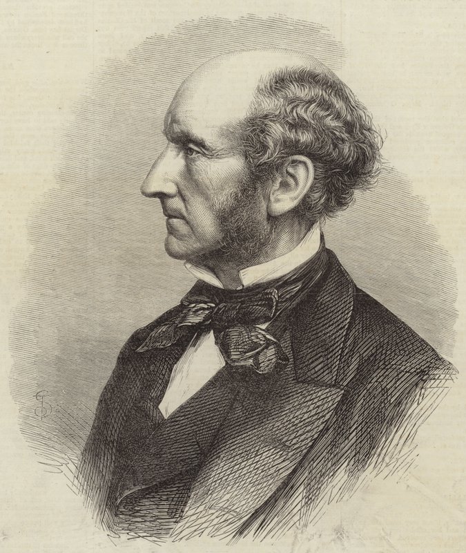Pan John Stuart Mill od English School
