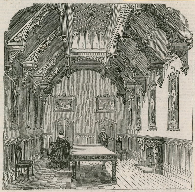 Nové sídlo pana Russella, Park Lane, Londýn: The Dining Hall od English School