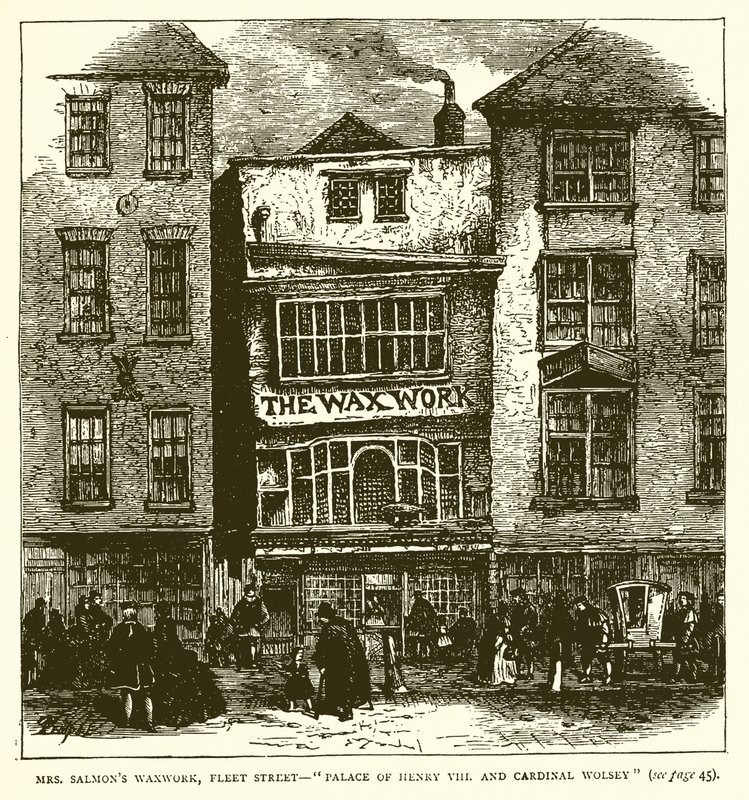 Mr. Salmons Waxwork, Fleet Street – Palác Jindřicha VIII. a kardinál Wolsey od English School
