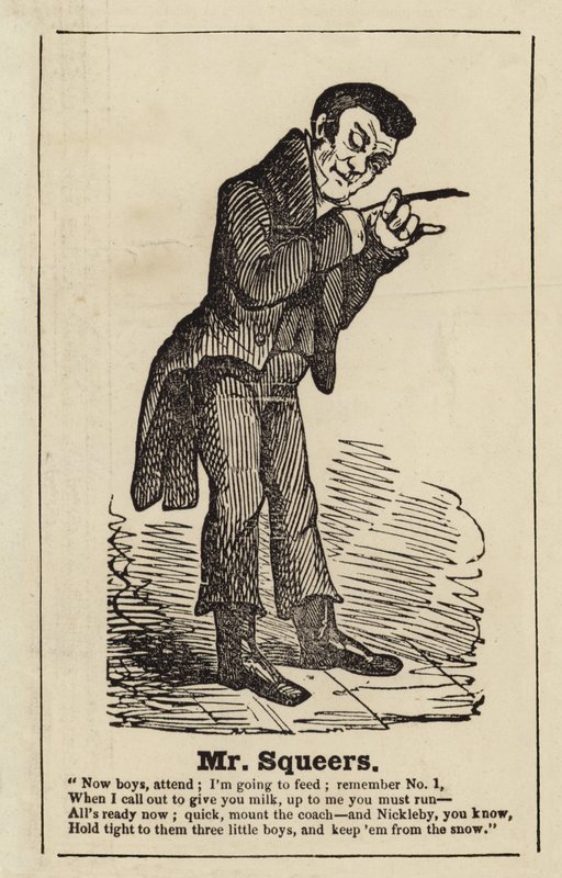 Pan Squeers od Nicholase Nicklebyho od English School