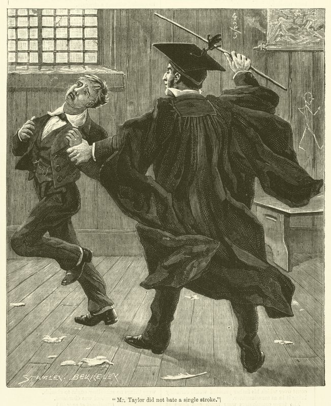 "Pan Taylor neudělal ani jeden úder" (rytina) od English School