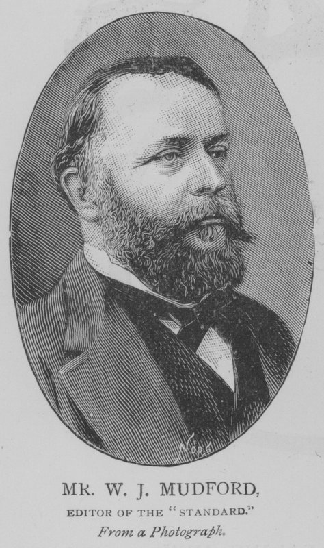 Pan W J Mudford, redaktor "Standard" (rytina) od English School