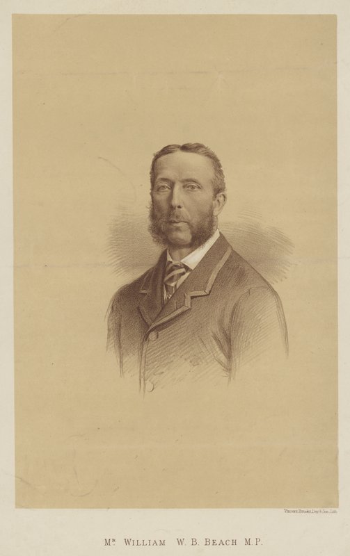 Pan William W B Beach, MP (litho) od English School